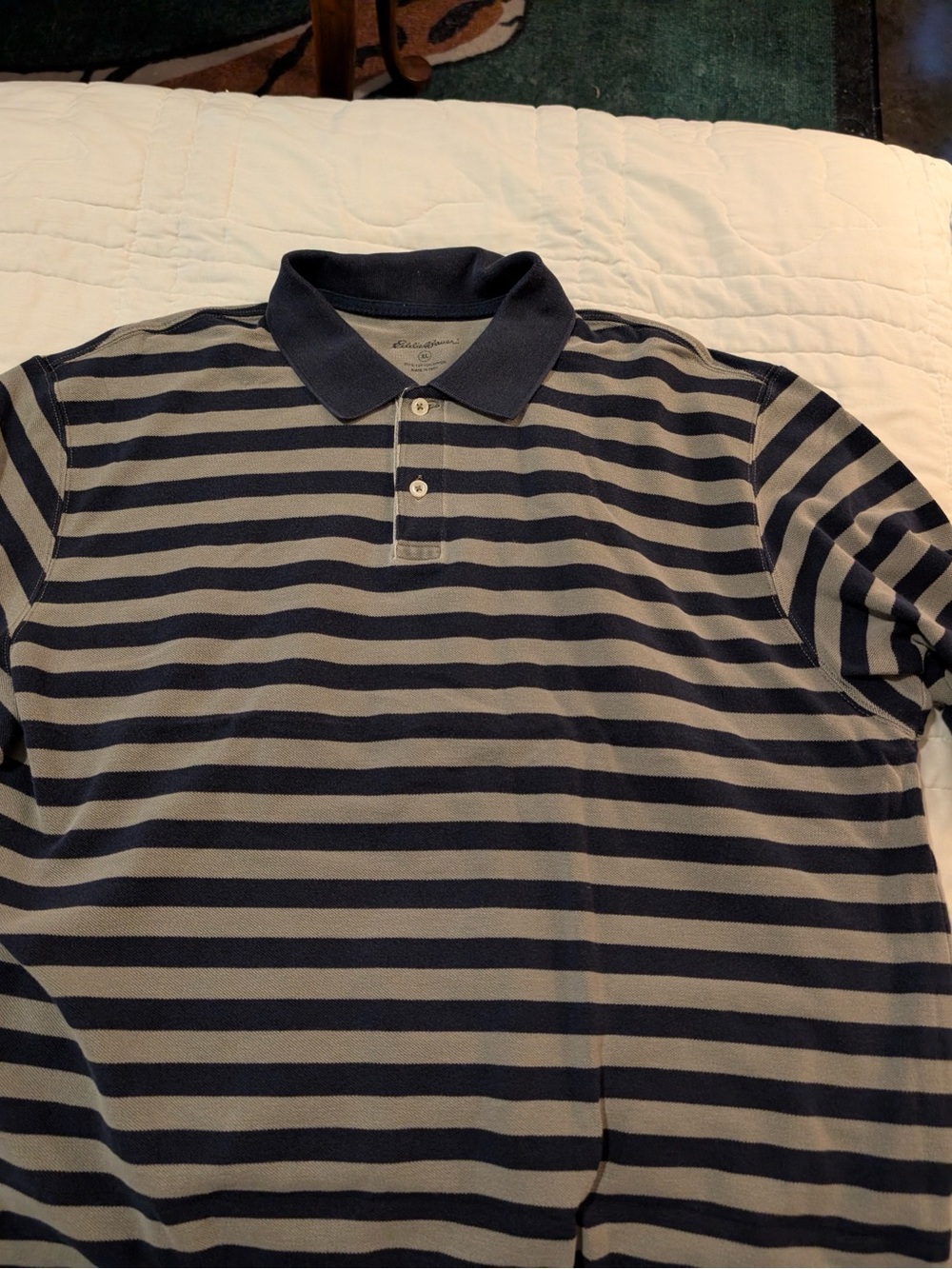 Men's Striped Polo Shirt